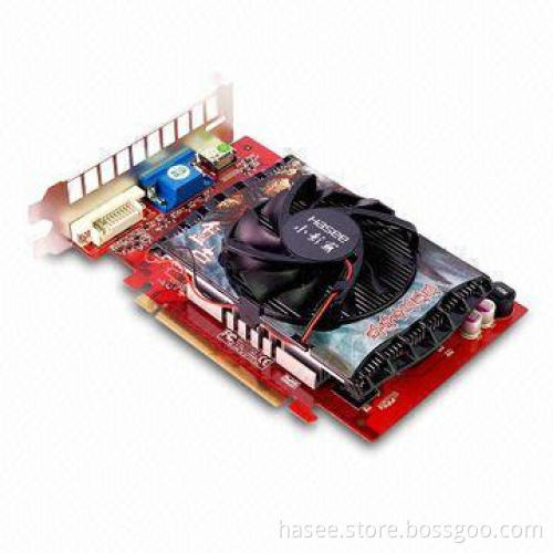 Graphics Card with HDMI/DVI/VGA Interface and 738/2200MHz GPU/Memory Clock